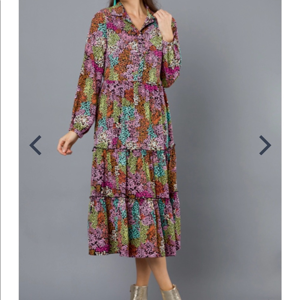 Beautiful multicolored dress